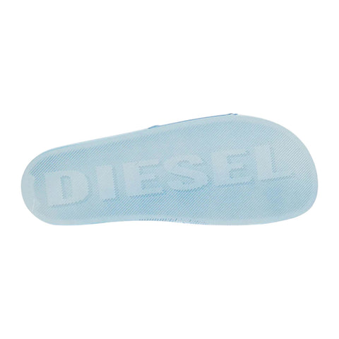 Diesel SA-Mayemi CC Men’s Sandals – Ice Flow Cendre Blue Slide Sandals