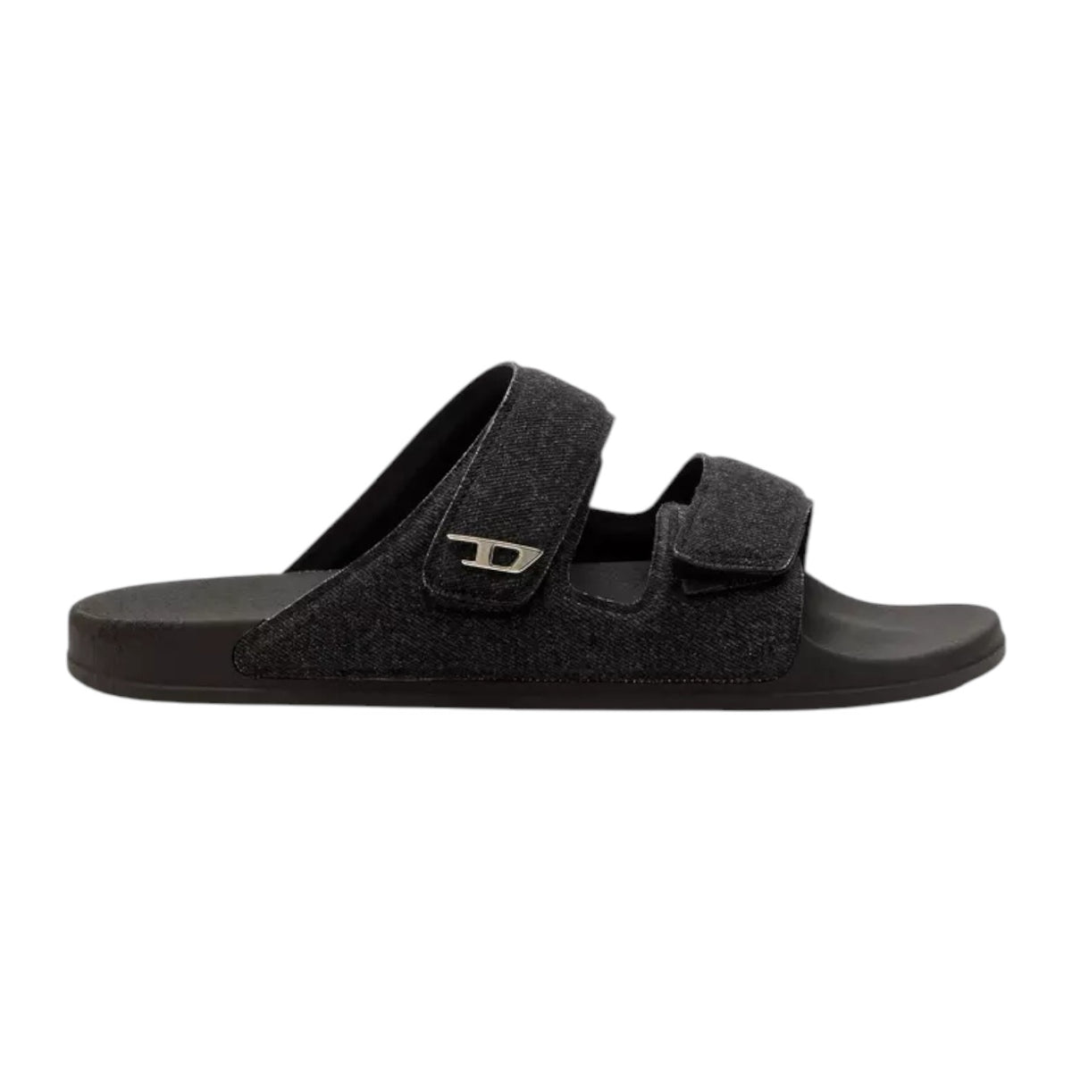 Diesel SA-LAX D X Black Sandal – Men’s Denim Slides