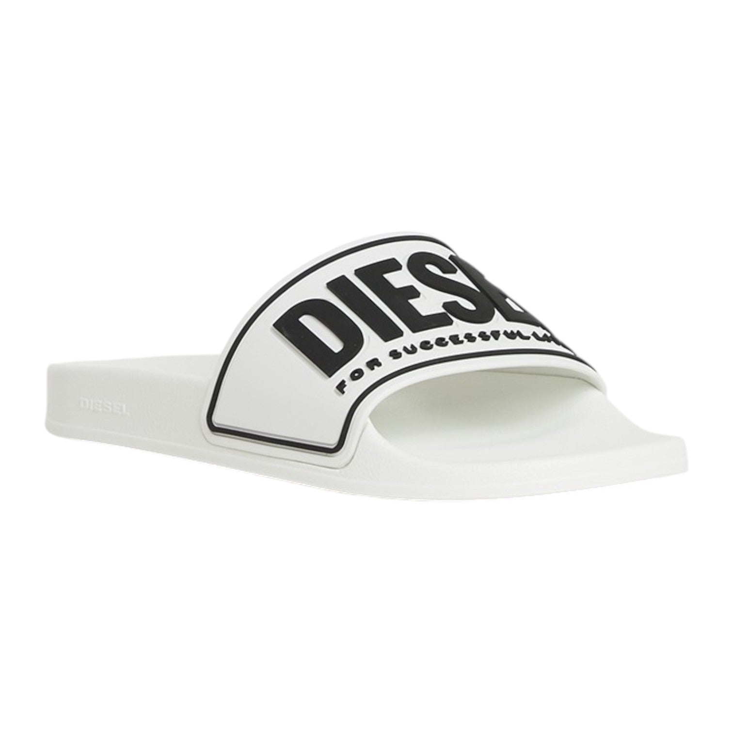 Diesel Womens SA-Mayemi CC Sandal - White/Black