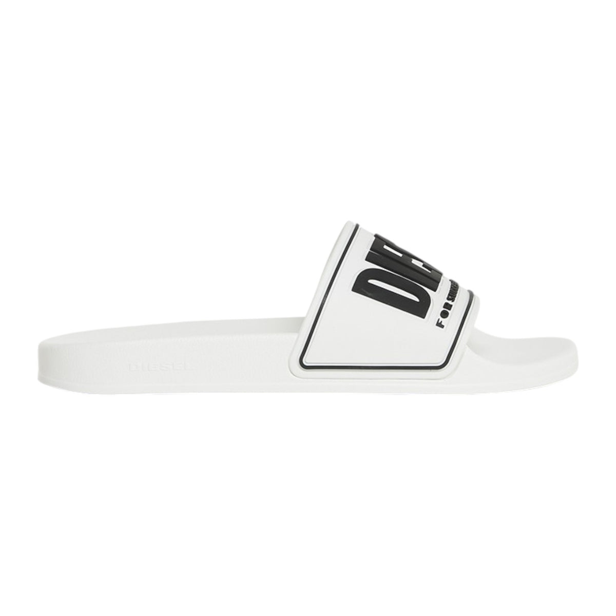 Diesel Womens SA-Mayemi CC Sandal - White/Black