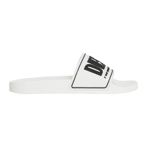 Diesel Womens SA-Mayemi CC Sandal - White/Black