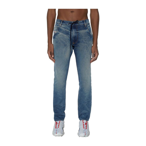 Diesel Jeanstapered Jogg Krooley Washed Blue