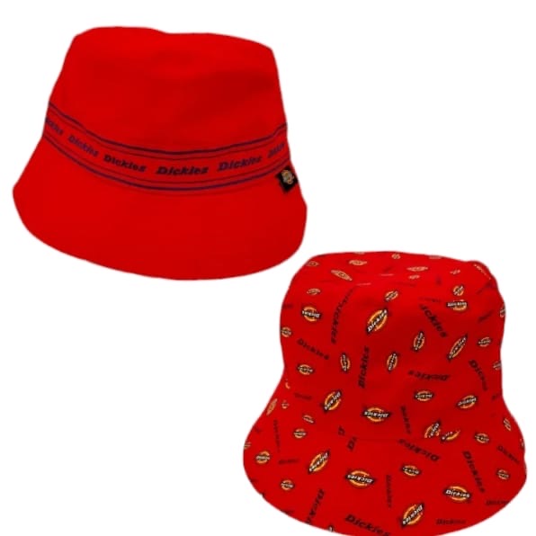 Dickies Reversible Bucket Hat Freeport Red