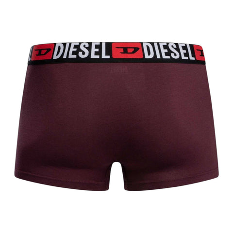 Diesel Underwear Umbx-Damien 3-Pack Multi Burgandy