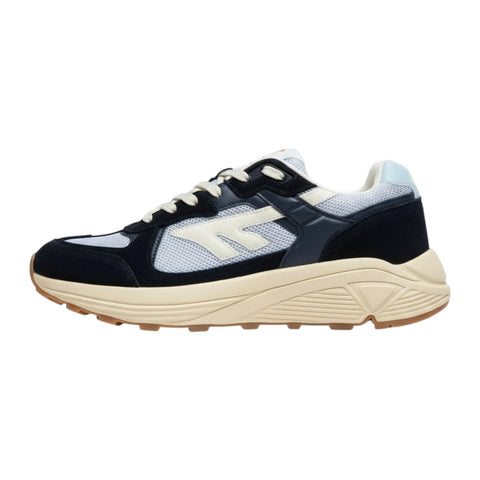 Hi-Tec Inferno Stride Navy/Beige – Men’s Retro Trail Sneaker with Suede & Mesh Upper
