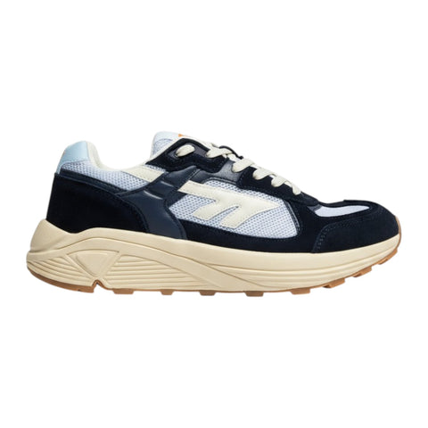 Hi-Tec Inferno Stride Navy/Beige – Men’s Retro Trail Sneaker with Suede & Mesh Upper