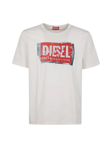 Diesel T-Shirt T-Adjust Q6 Cream