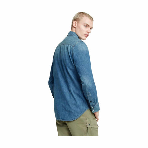 Gstar Shirt L/S Dakota Slim Faded Denim