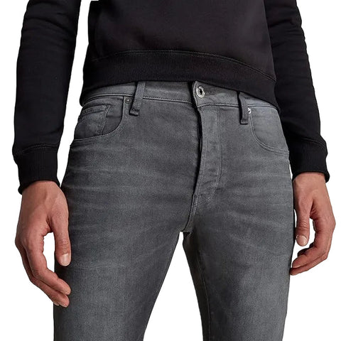 G Star Jeans 3301 Slim Dark Aged Grey