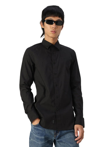 G Star Shirt Mens Super Slim Long Sleeve Black