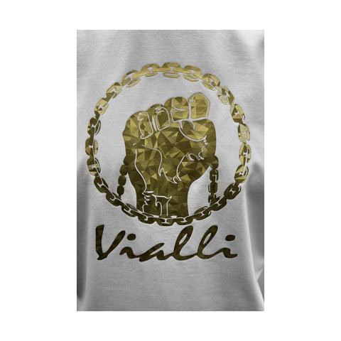 Vialli Lanvin T-Shirt – White | Premium Mosaic Print Summer Tee