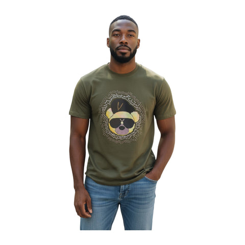 Vialli Crew T-Shirt Lebron Olive