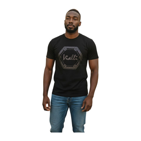 Vialli Lubaba Black Logo T-Shirt
