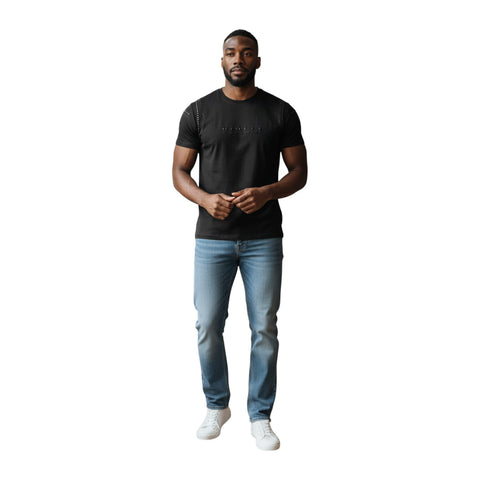 Vialli Lovie Black Logo T-Shirt