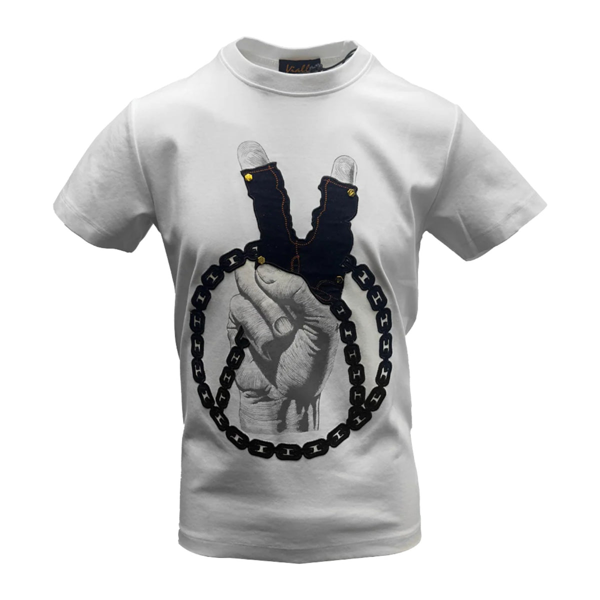 Vialli Lavaza Logo T-Shirt | White