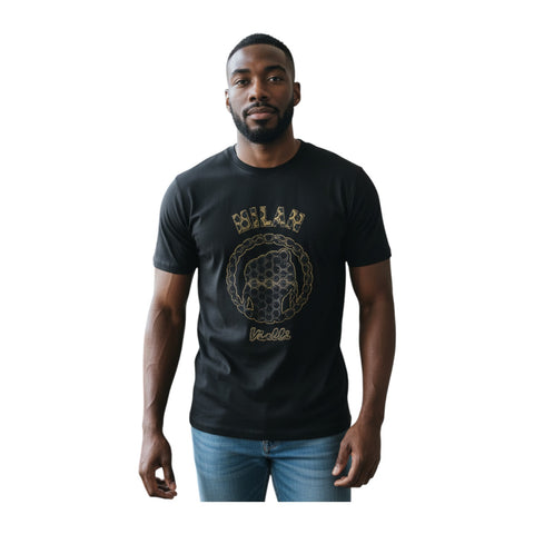 Vialli Lueigi Black Logo T-Shirt