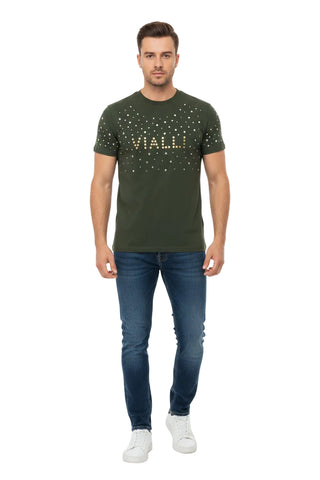 Vialli Enlightt-Shirt Olive