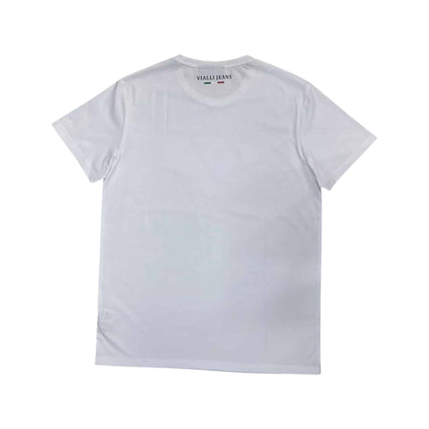 Vialli T Shirt Expall White