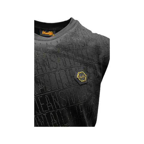 Vialli Shirt Izzibuko Vest Full Blk