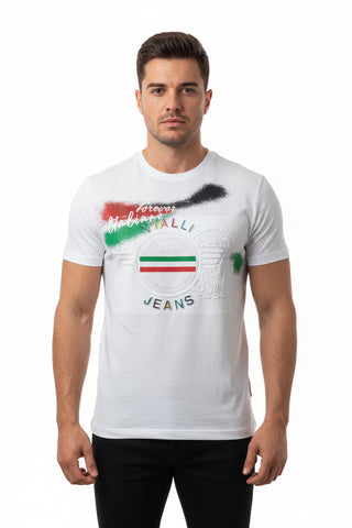 Vialli Jaison T-Shirt White