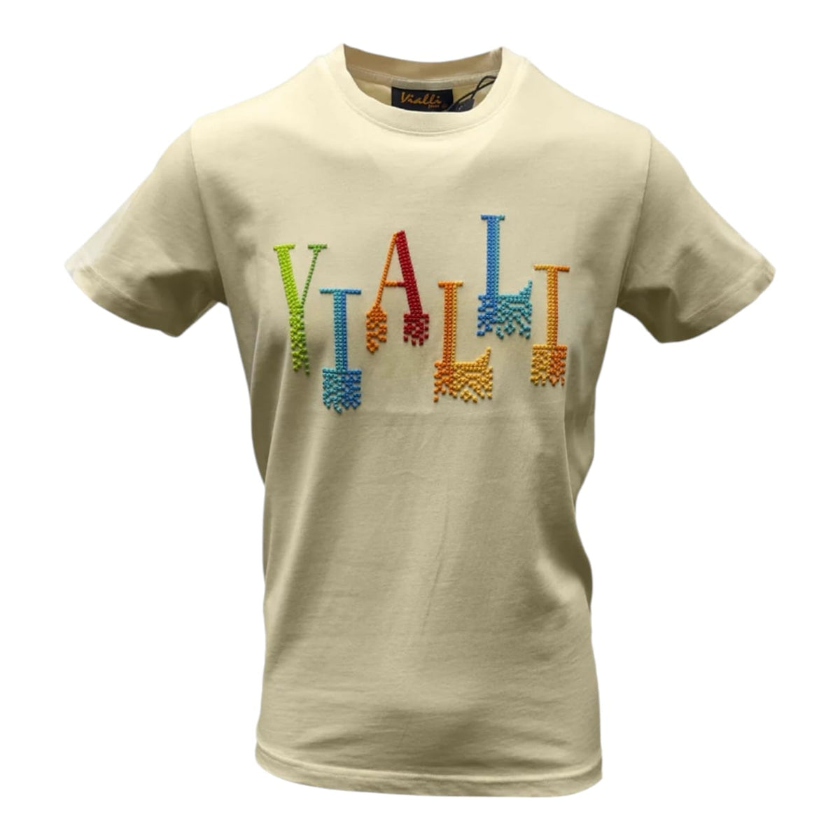 Vialli T-Shirt Jelly - Cream