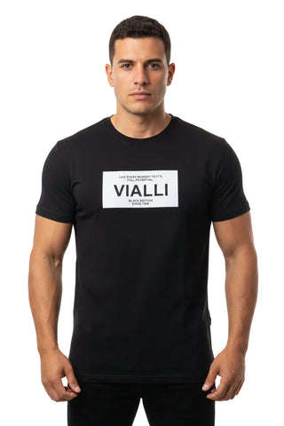 Vialli Dekra T-Shirt Black