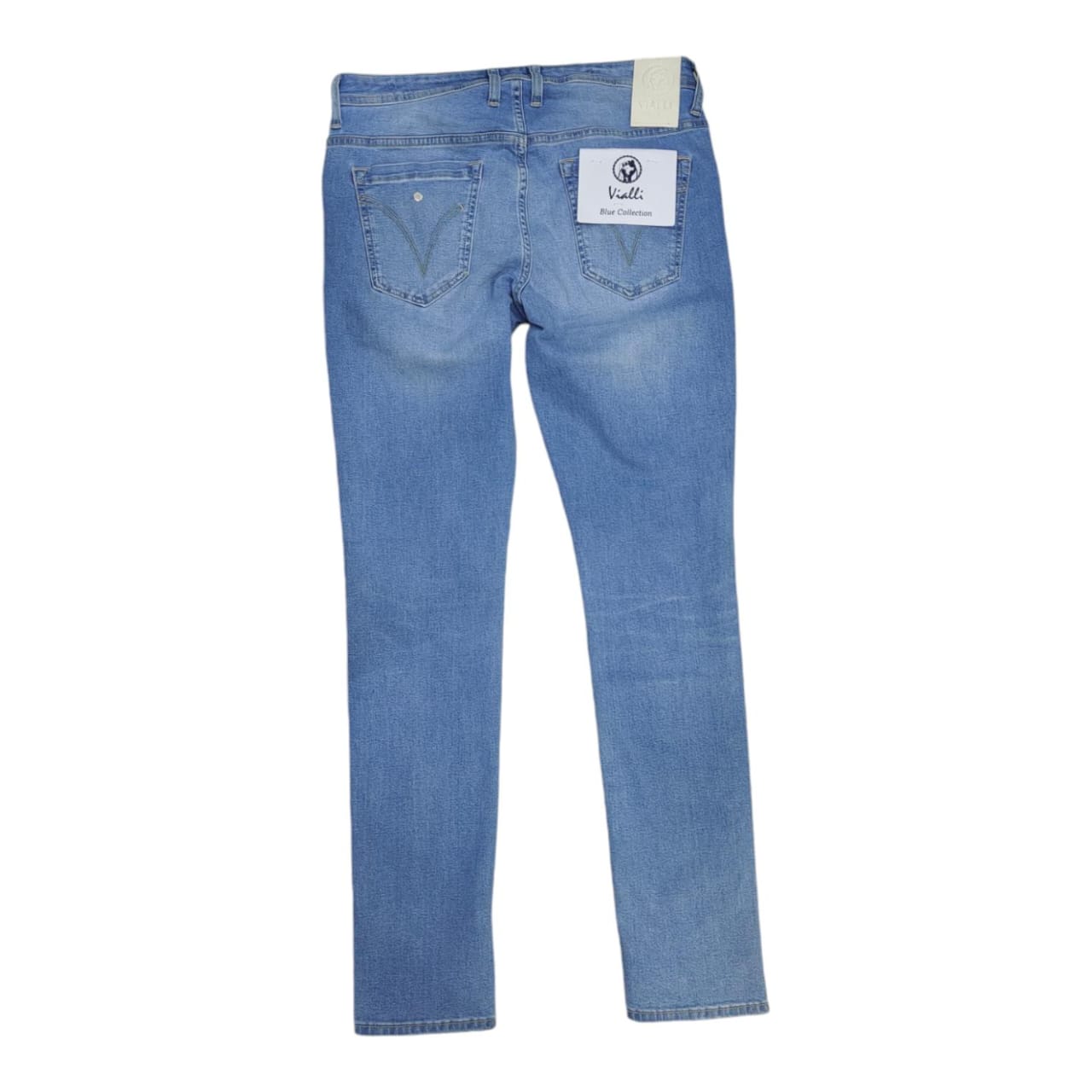 Vialli Jeans Bestico Scheletrico Skinny - Light Denim