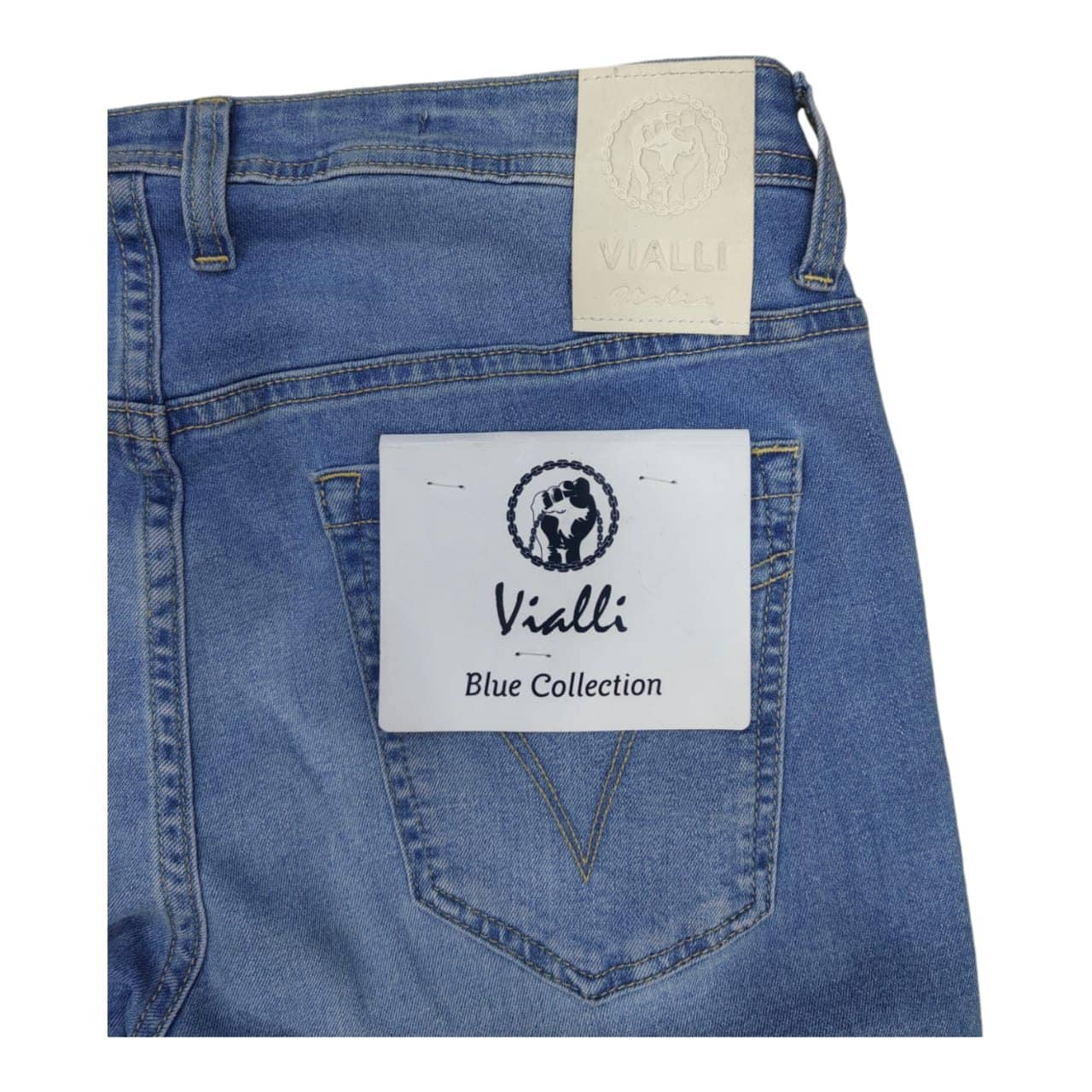 Vialli Jeans Bestico Scheletrico Skinny - Light Denim