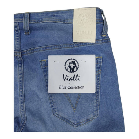 Vialli Jeans Bestico Scheletrico Skinny - Light Denim