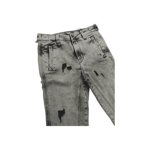 Vialli Distressed Jeans Morbido Cosmos Grey