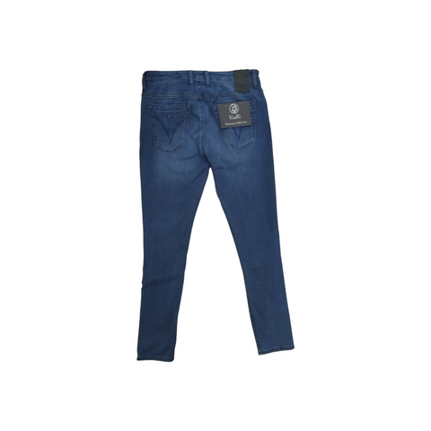Vialli Jeans Scheletrico Skinny Beenini Washed Blue