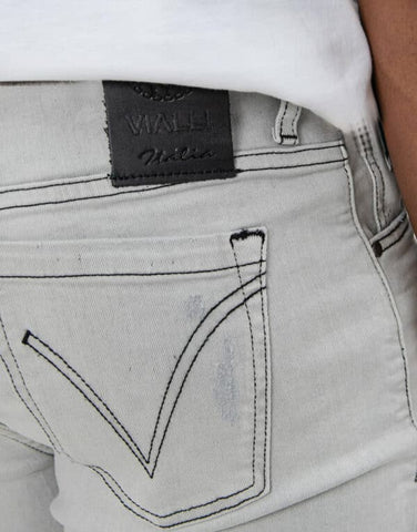 Vialli Jeans Ultra Fit Calaa Light Grey