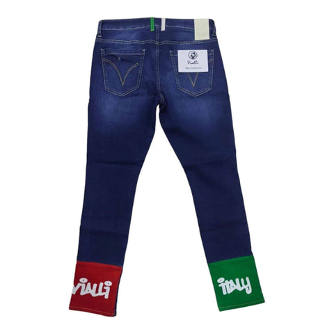 Vialli Jeans Chapman Scheletrico Skinny - Denim