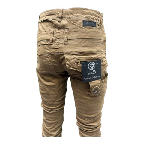 Vialli Ranger Cargo Pants - Khaki