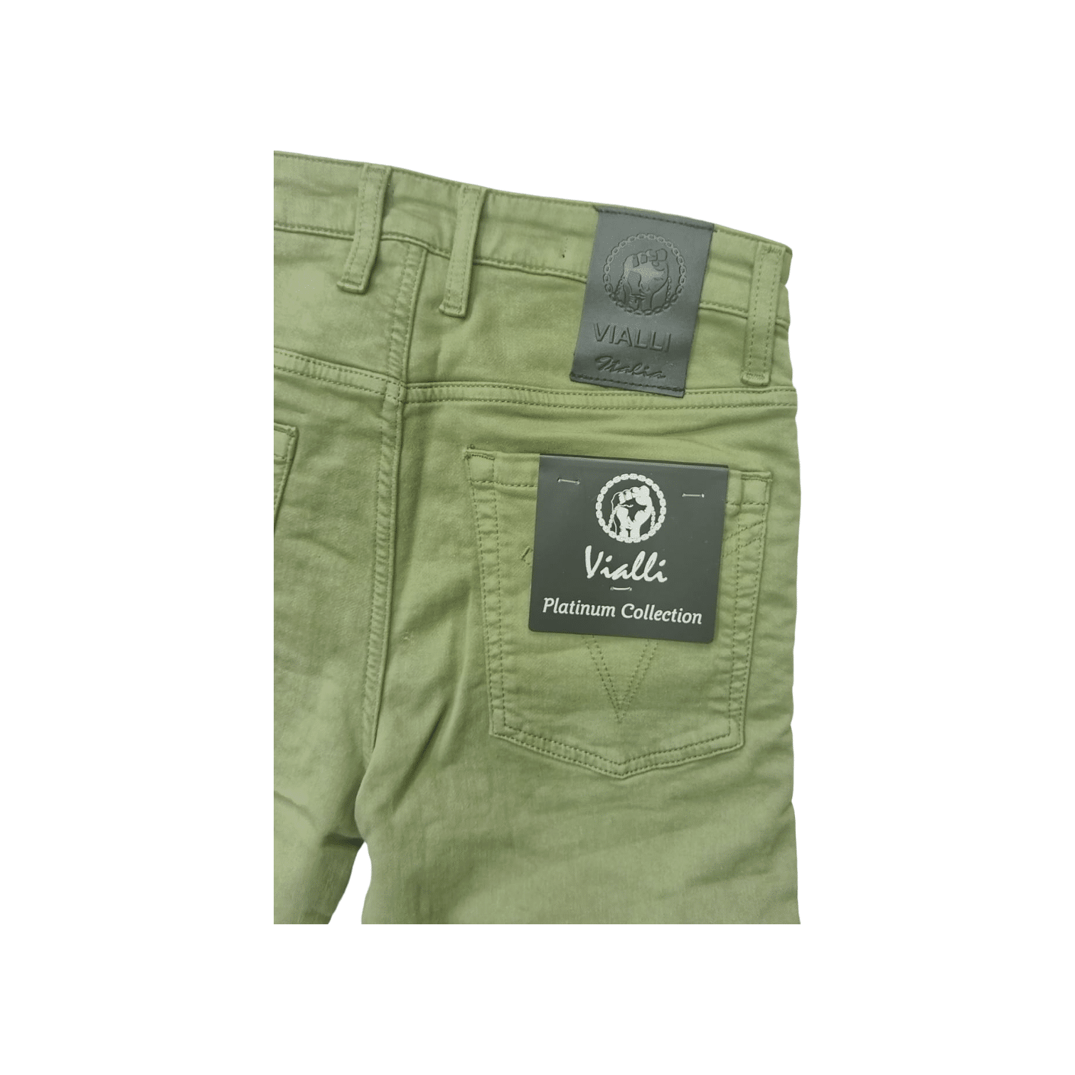 Vialli Jeans Iquip Scheletrico Skinny - Sage Green