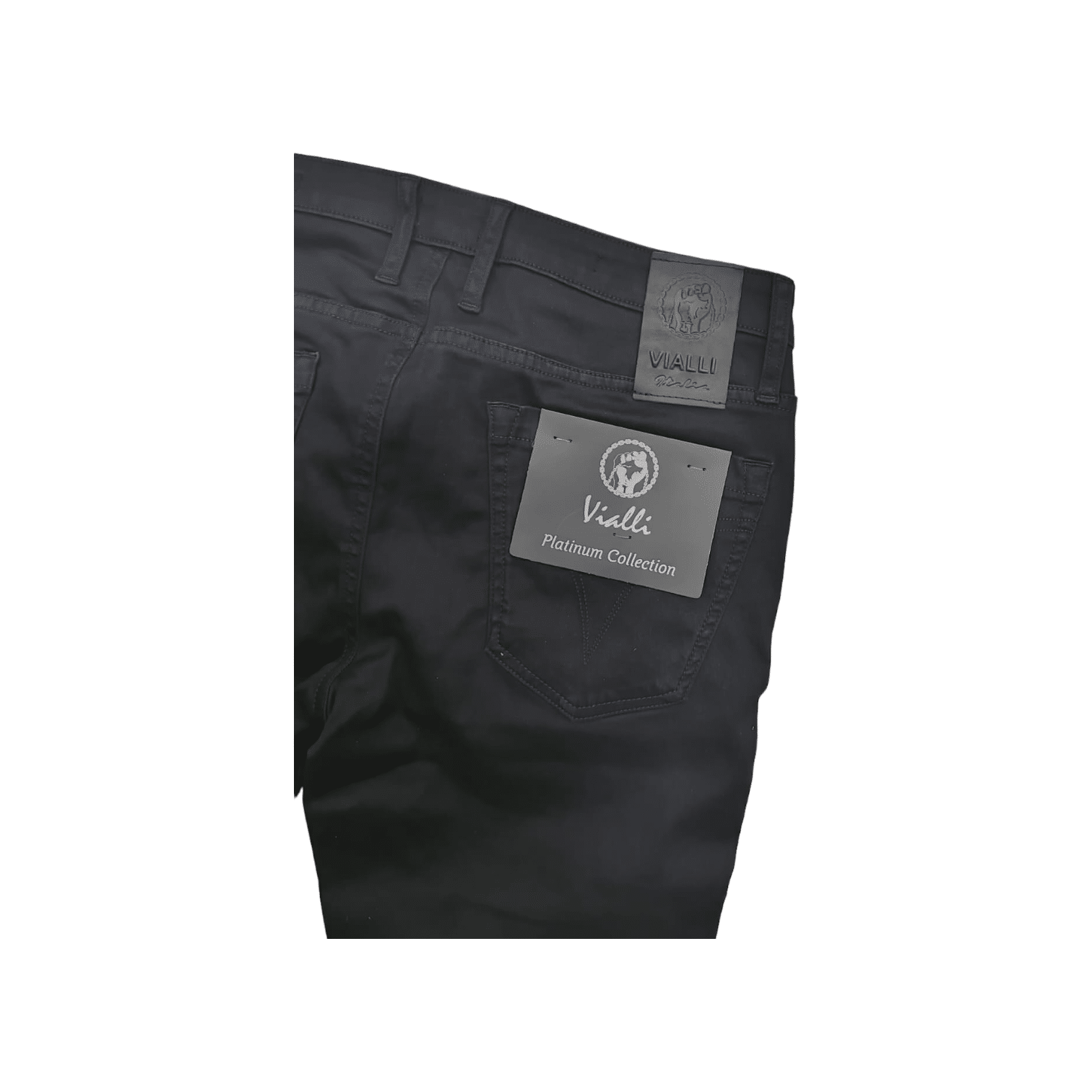 Vialli Jeans Raver Scheletrico Skinny - Black