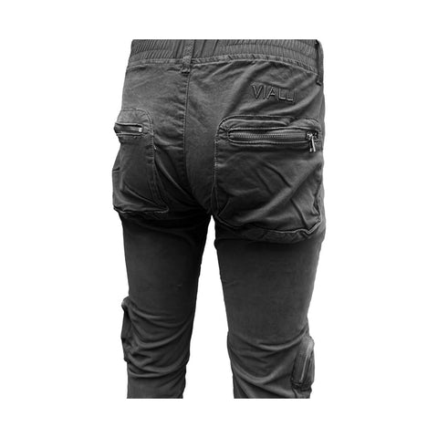 Vialli Jeans Cargo Captain Black