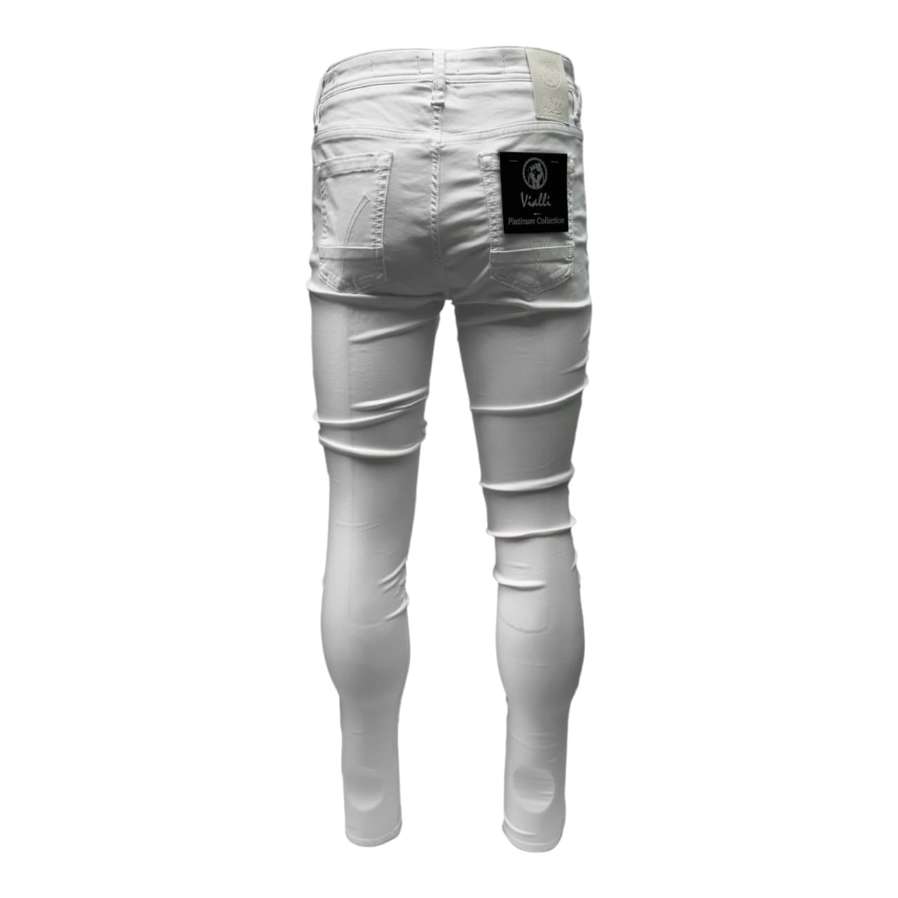 Vialli Jeans Juckichini Ultra Fit - White