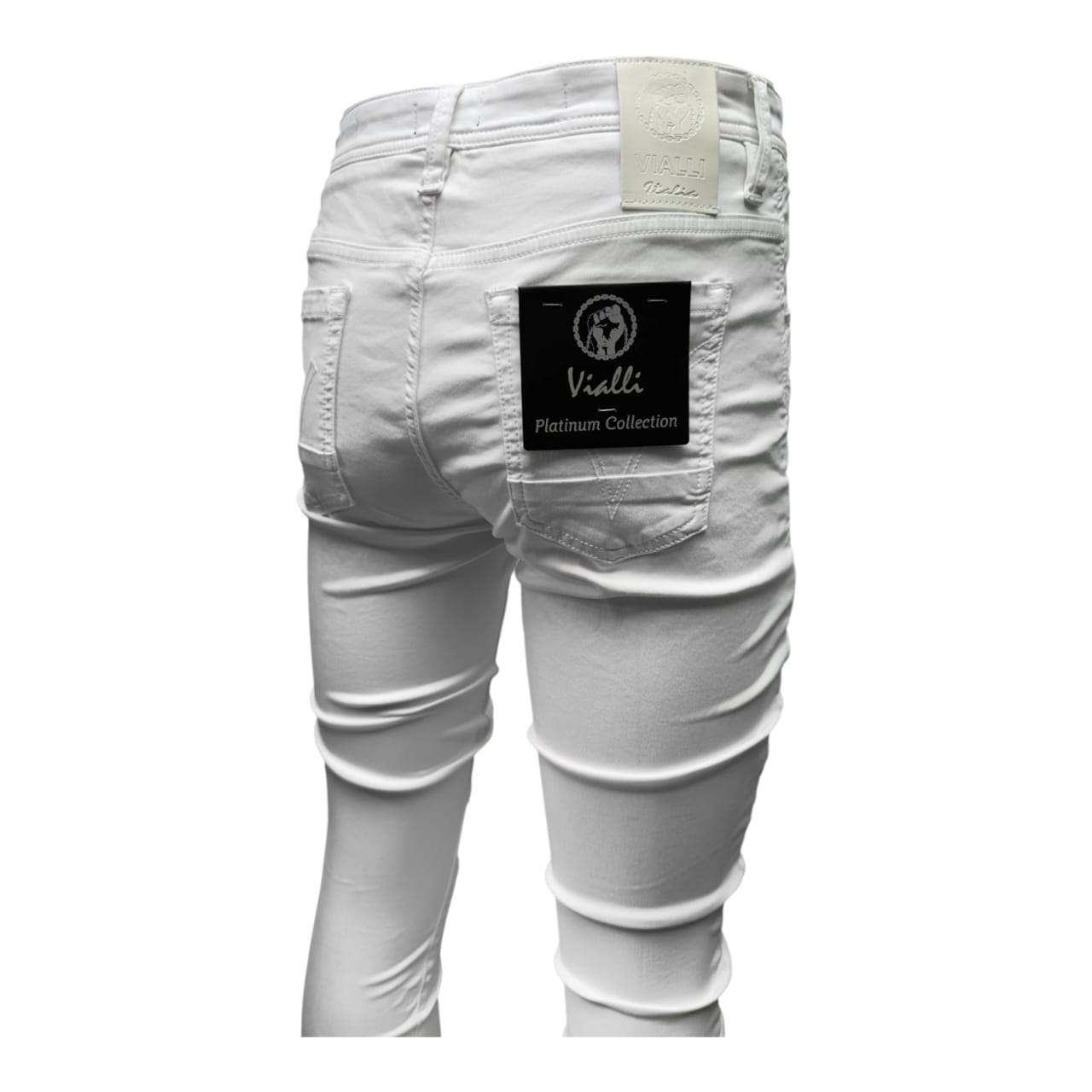 Vialli Jeans Juckichini Ultra Fit - White