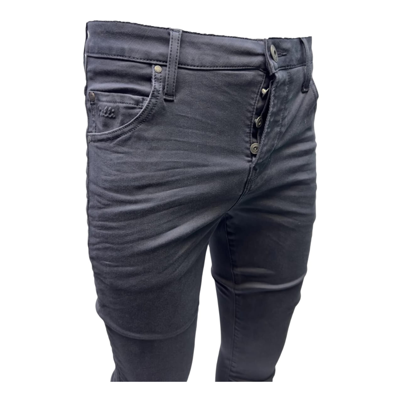 Vialli Jeans Espangozia Ultra Fit Charcoal