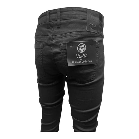 Vialli Jeans Sottle Slim Fit Iweatinno Black
