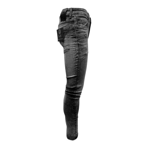 Vialli  Scheletrico Distressed Skinny Jeans Jocavic Grey