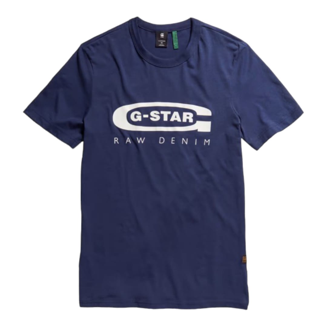G Star T-Shit Graphic 4 Slim Navy