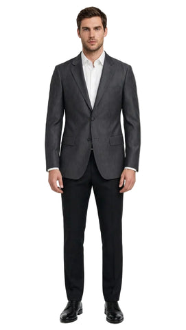 Jonathan D Jacket Stripe Grey