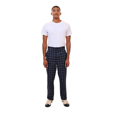 Dickies Quincy Check Trousers – Navy