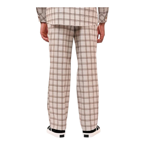 Dickies Quincy Check Trousers – Stone