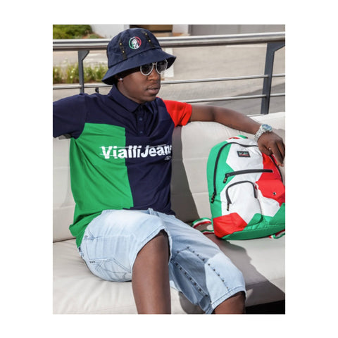 Vialli Etora Golfer - Navy/Red