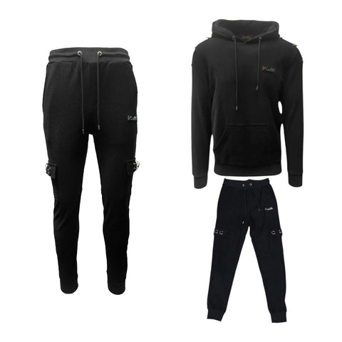 Vialli Klinab Track Pants -Black