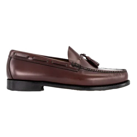 Bass Weejuns Larkin Moc Tassel Leather Wine