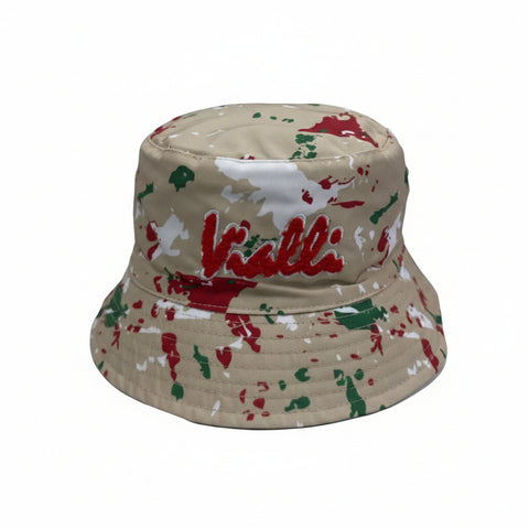Vialli Bucket Hat Gondioni Reversible Brown